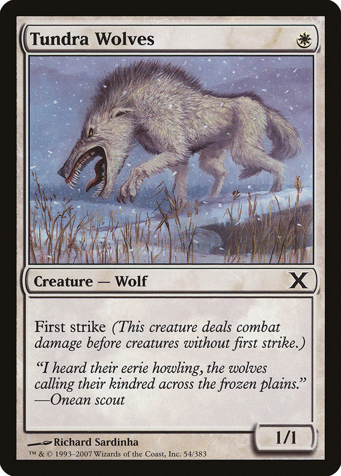 {C} Tundra Wolves [Tenth Edition][10E 054]