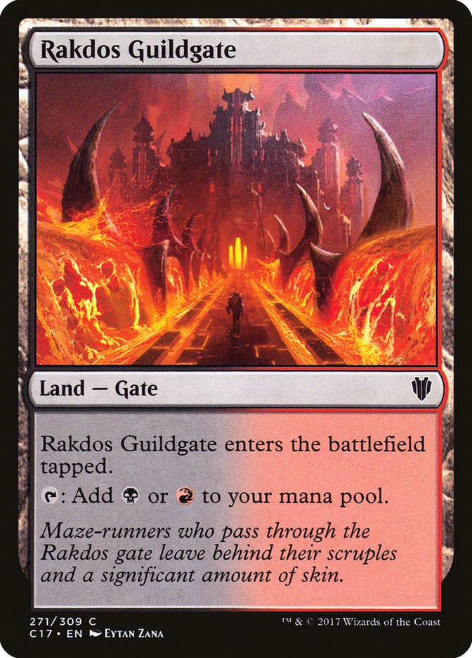 {C} Rakdos Guildgate [Commander 2017][C17 271]