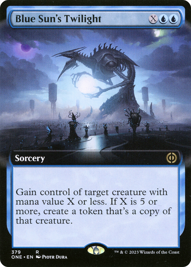 {@R} Blue Sun's Twilight (Extended Art) [Phyrexia: All Will Be One][ONE 379]