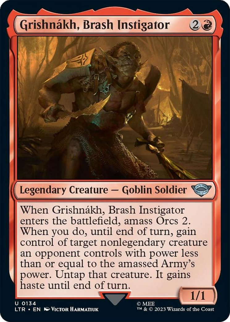 {C} Grishnakh, Brash Instigator [The Lord of the Rings: Tales of Middle-Earth][LTR 134]