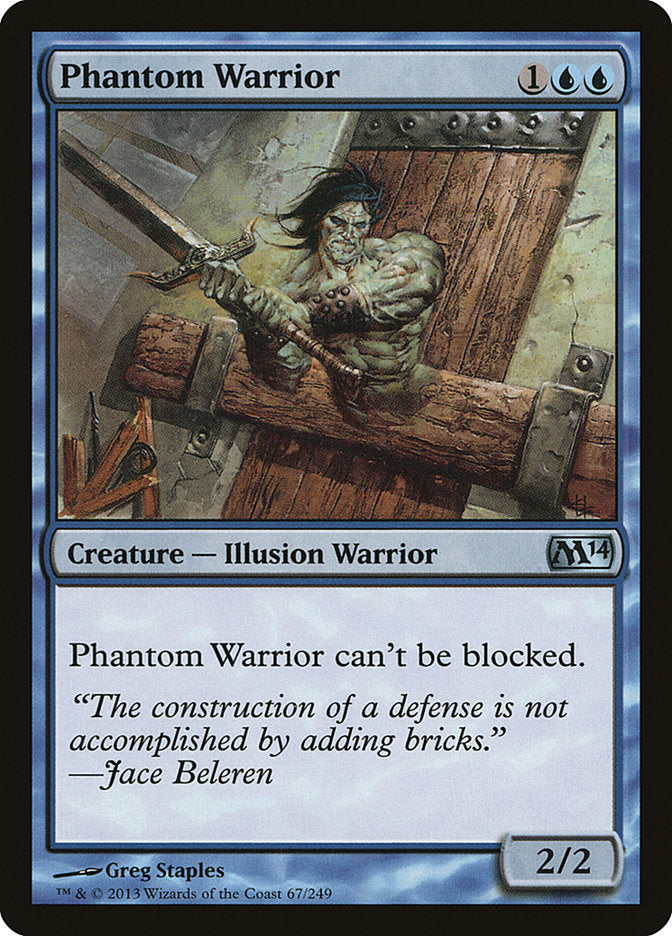 {C} Phantom Warrior [Magic 2014][M14 067]