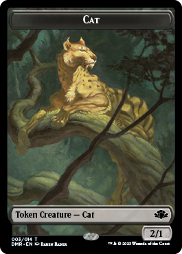 {T} Insect // Cat (003) Double-Sided Token [Dominaria Remastered Tokens][TDMR 10//3]