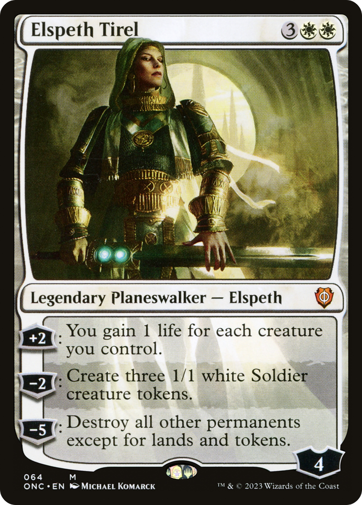 {R} Elspeth Tirel [Phyrexia: All Will Be One Commander][ONC 064]