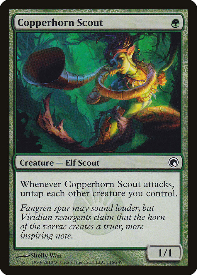 {C} Copperhorn Scout [Scars of Mirrodin][SOM 116]