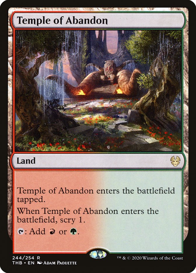 {R} Temple of Abandon [Theros Beyond Death][THB 244]