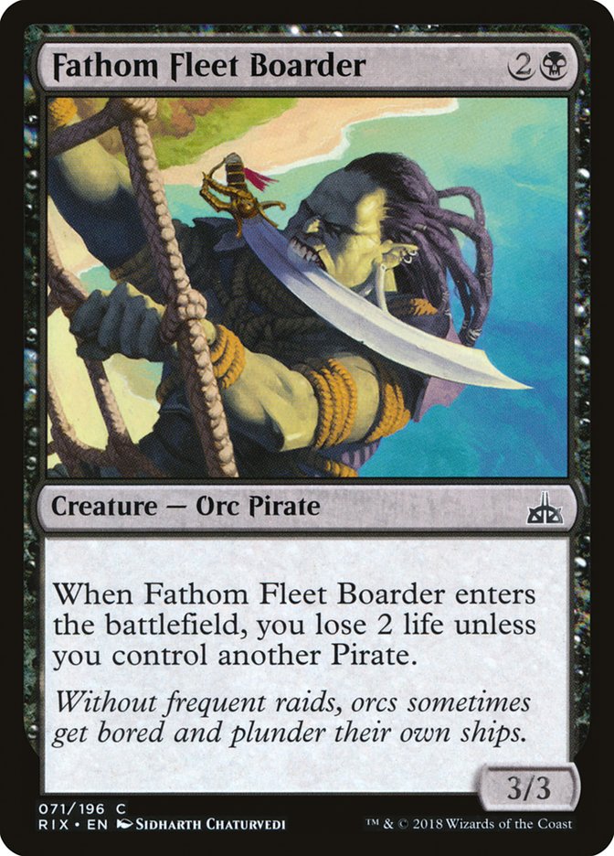 {C} Fathom Fleet Boarder [Rivals of Ixalan][RIX 071]