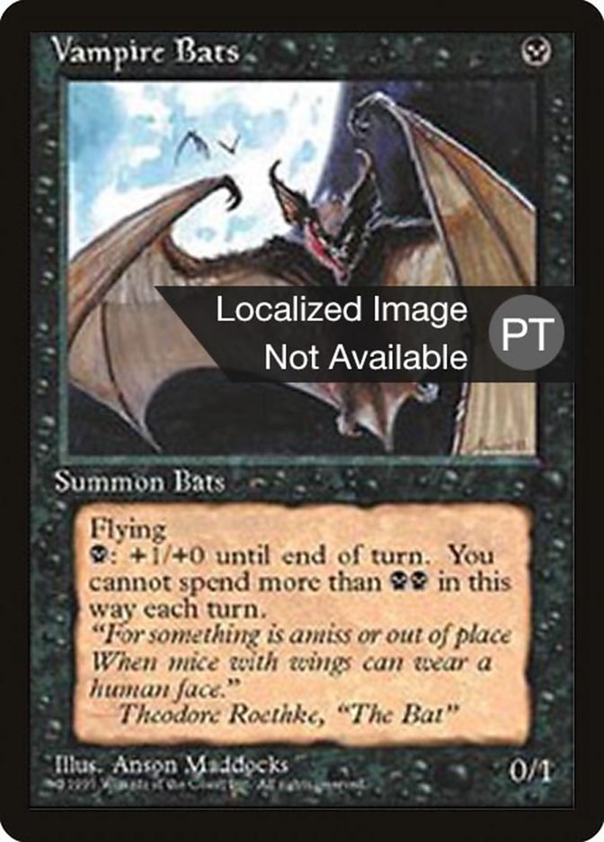 {F} Vampire Bats [Fourth Edition (Foreign Black Border)][FBB 4ED 167]
