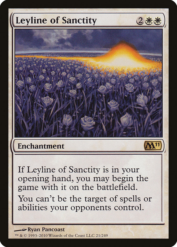{R} Leyline of Sanctity [Magic 2011][M11 021]