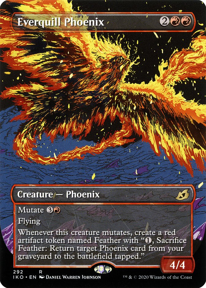 {R} Everquill Phoenix (Showcase) [Ikoria: Lair of Behemoths][IKO 292]