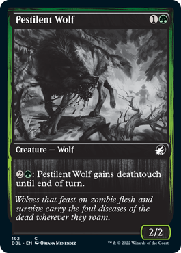 {@C} Pestilent Wolf [Innistrad: Double Feature][DBL 192]