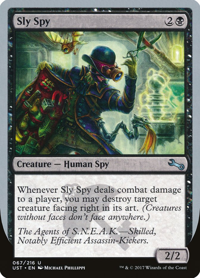 {C} Sly Spy ("Skilled, Notably Efficient Assassin-Kickers") [Unstable][UST 67D]
