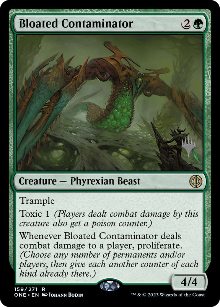 {@R} Bloated Contaminator (Promo Pack) [Phyrexia: All Will Be One Promos][PP ONE 159]