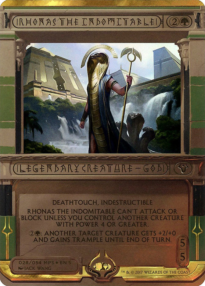 {R} Rhonas the Indomitable (Invocation) [Amonkhet Invocations][MP2 028]