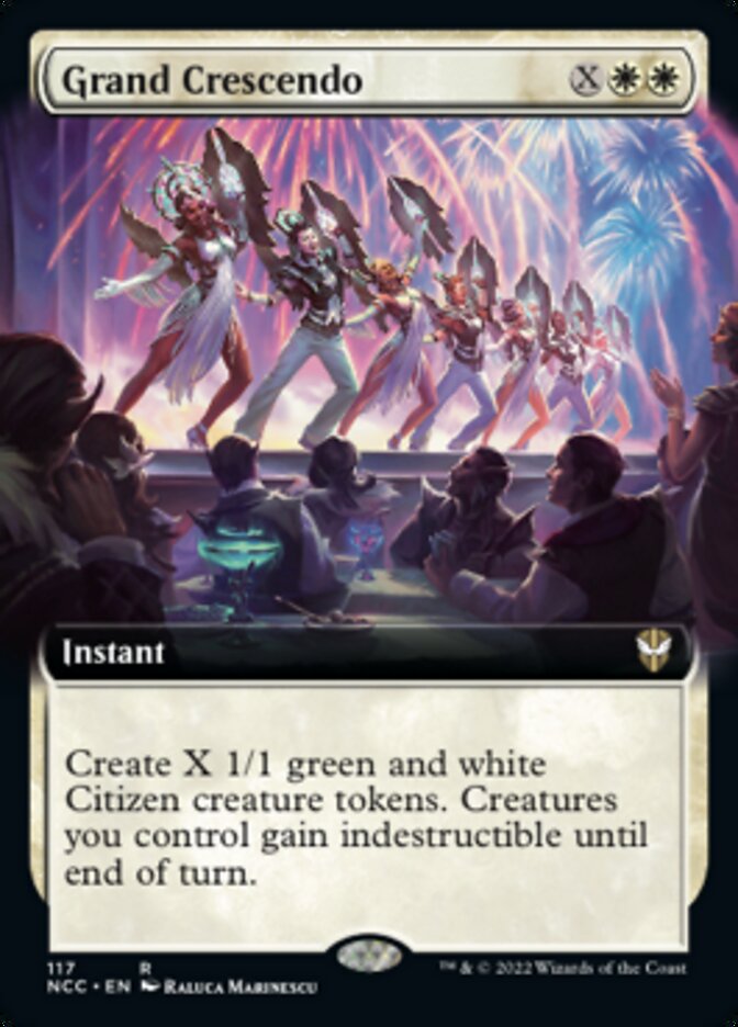 {R} Grand Crescendo (Extended Art) [Streets of New Capenna Commander][NCC 117]