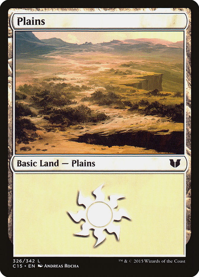 {B}[C15 326] Plains (326) [Commander 2015]
