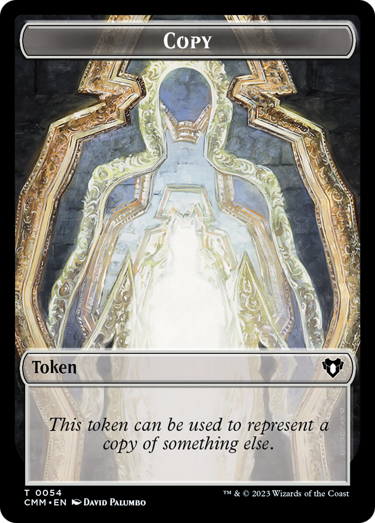 {T} Copy (54) // Angel Double-Sided Token [Commander Masters Tokens][TCMM 54//59]