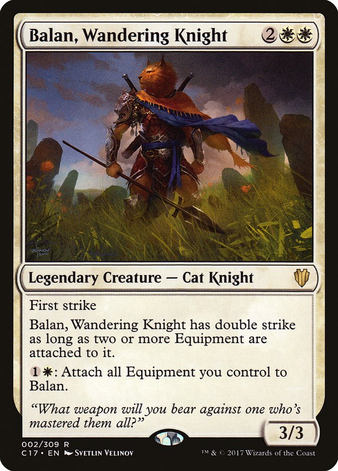 {R} Balan, Wandering Knight [Commander 2017][C17 002]