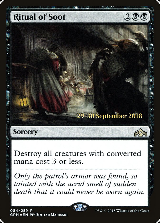 {R} Ritual of Soot [Guilds of Ravnica Prerelease Promos][PR GRN 084]