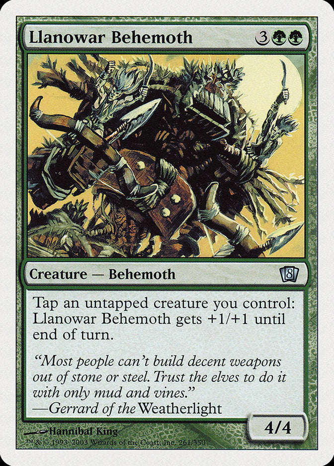 {C} Llanowar Behemoth [Eighth Edition][8ED 261]