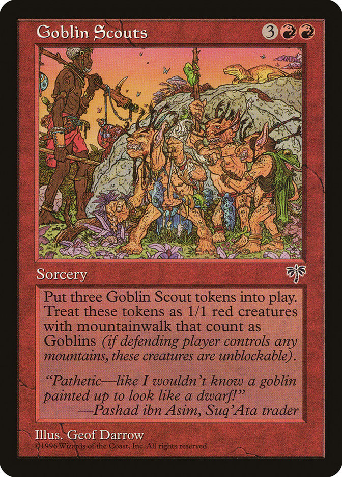 {C} Goblin Scouts [Mirage][MIR 178]