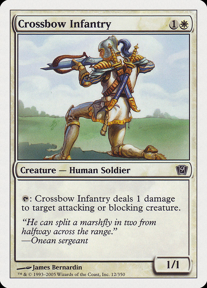 {C} Crossbow Infantry [Ninth Edition][9ED 012]