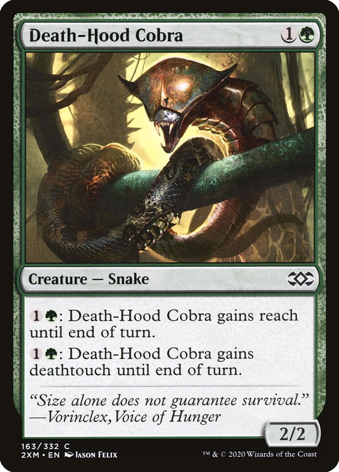 {C} Death-Hood Cobra [Double Masters][2XM 163]