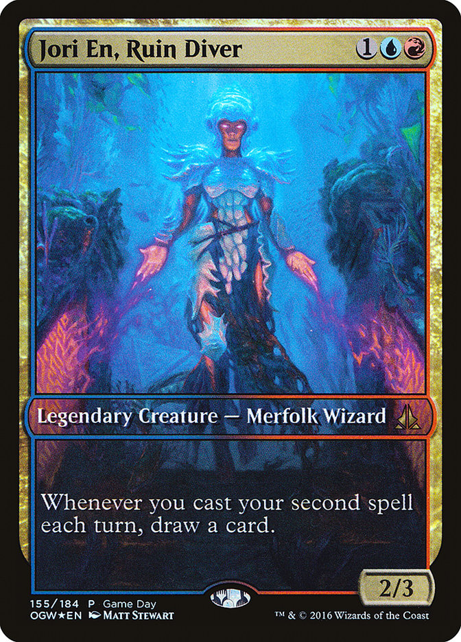 {R} Jori En, Ruin Diver (Game Day) (Extended Art) [Oath of the Gatewatch Promos][PA OGW 155]