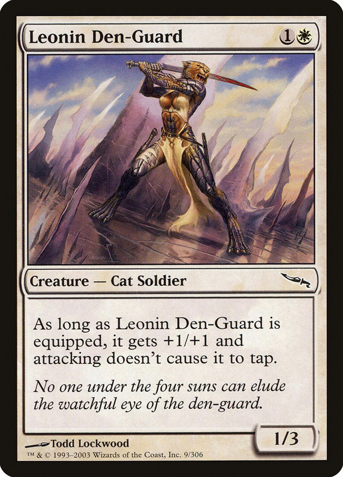 {C} Leonin Den-Guard [Mirrodin][MRD 009]