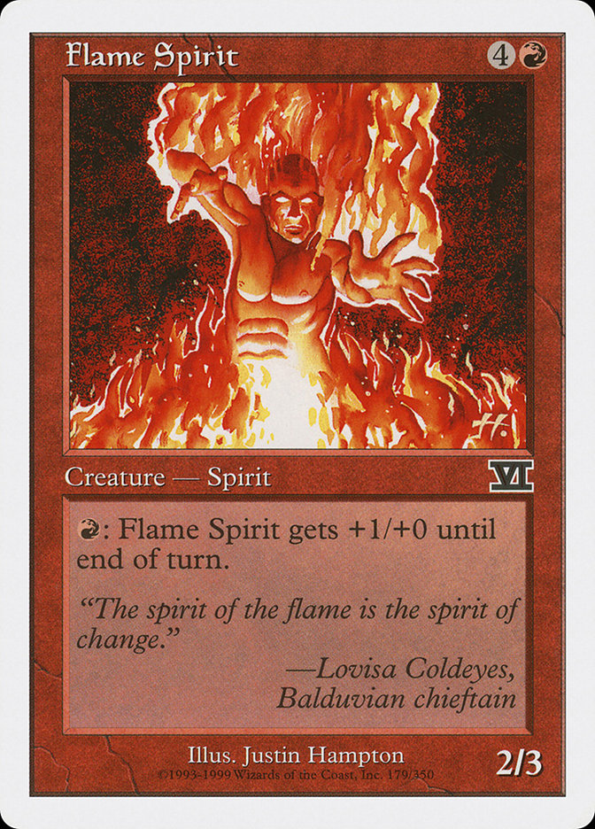 {C} Flame Spirit [Classic Sixth Edition][6ED 179]