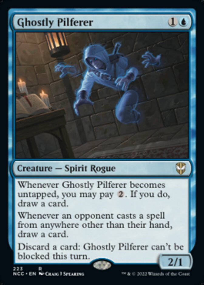 {R} Ghostly Pilferer [Streets of New Capenna Commander][NCC 223]