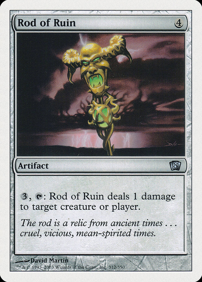 {C} Rod of Ruin [Eighth Edition][8ED 312]