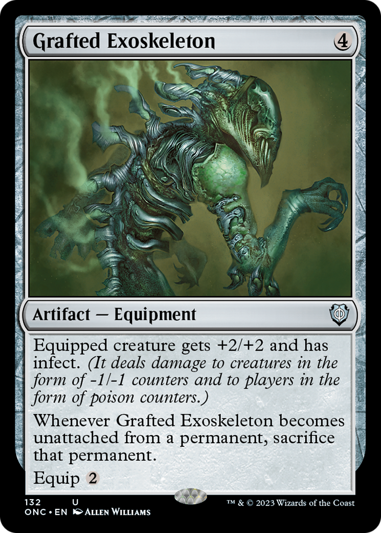 {C} Grafted Exoskeleton [Phyrexia: All Will Be One Commander][ONC 132]