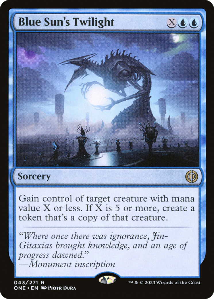 {@R} Blue Sun's Twilight [Phyrexia: All Will Be One][ONE 043]