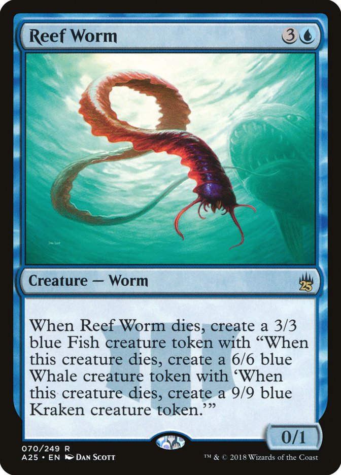 {R} Reef Worm [Masters 25][A25 070]