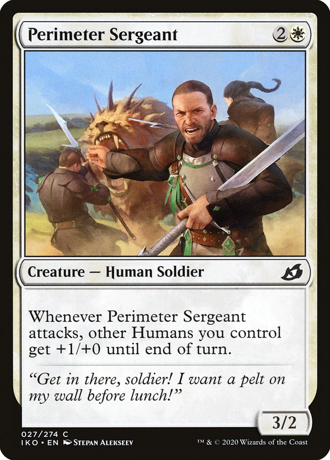 {C} Perimeter Sergeant [Ikoria: Lair of Behemoths][IKO 027]