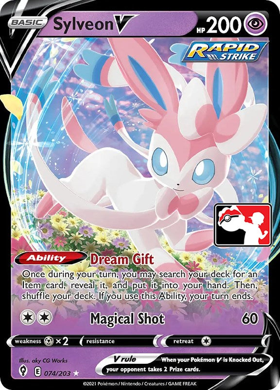 <PP> Sylveon V (074/203) [Prize Pack Series One]