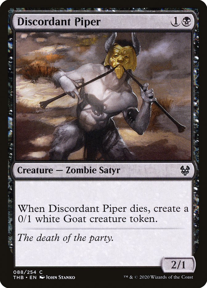 {C} Discordant Piper [Theros Beyond Death][THB 088]
