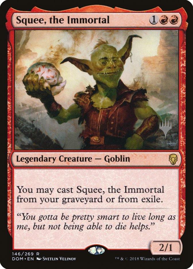 {R} Squee, the Immortal (Promo Pack) [Dominaria Promos][PP DOM 146]