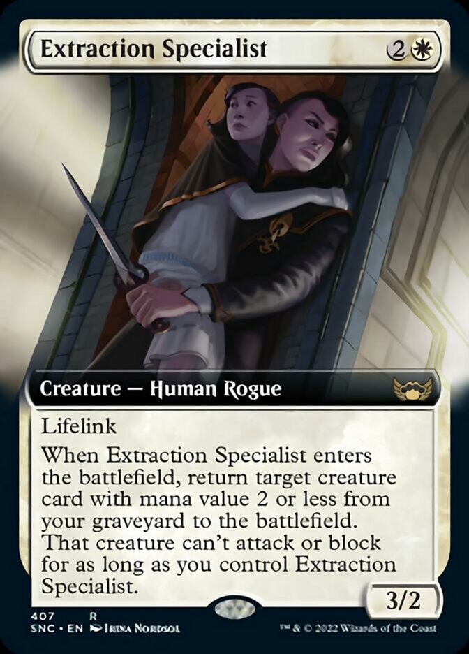 {@R} Extraction Specialist (Extended Art) [Streets of New Capenna][SNC 407]