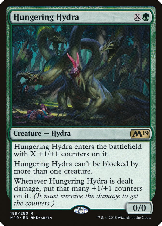 {R} Hungering Hydra [Core Set 2019][M19 189]
