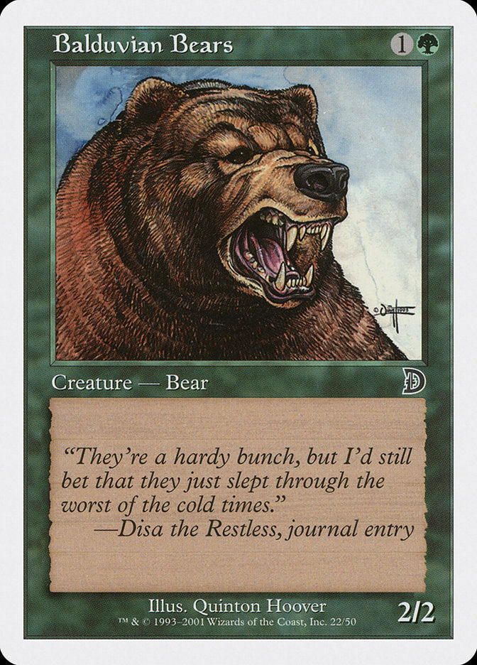 {C} Balduvian Bears [Deckmasters][DKM 022]