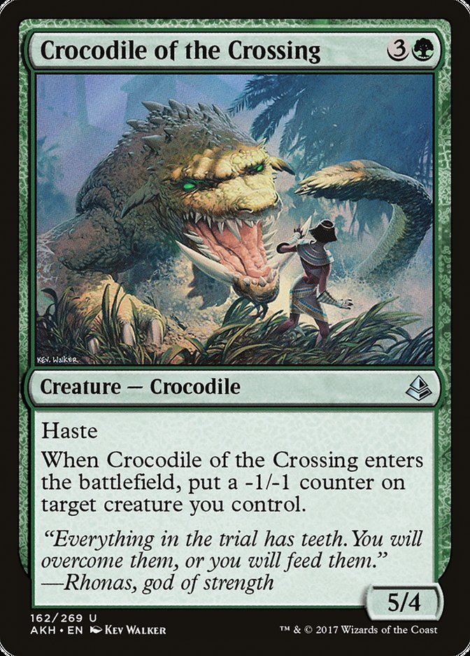 {C} Crocodile of the Crossing [Amonkhet][AKH 162]