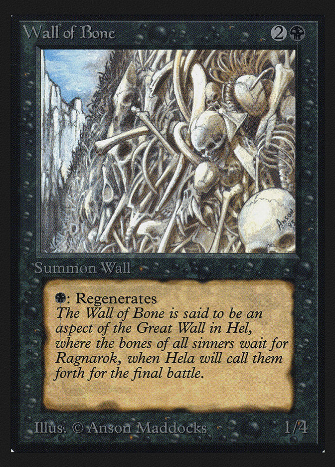 {C} Wall of Bone [Collectorsâ Edition][GB CED 133]