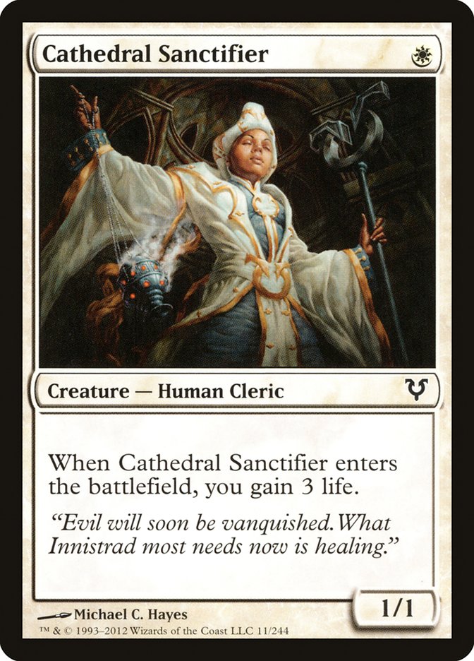 {C} Cathedral Sanctifier [Avacyn Restored][AVR 011]