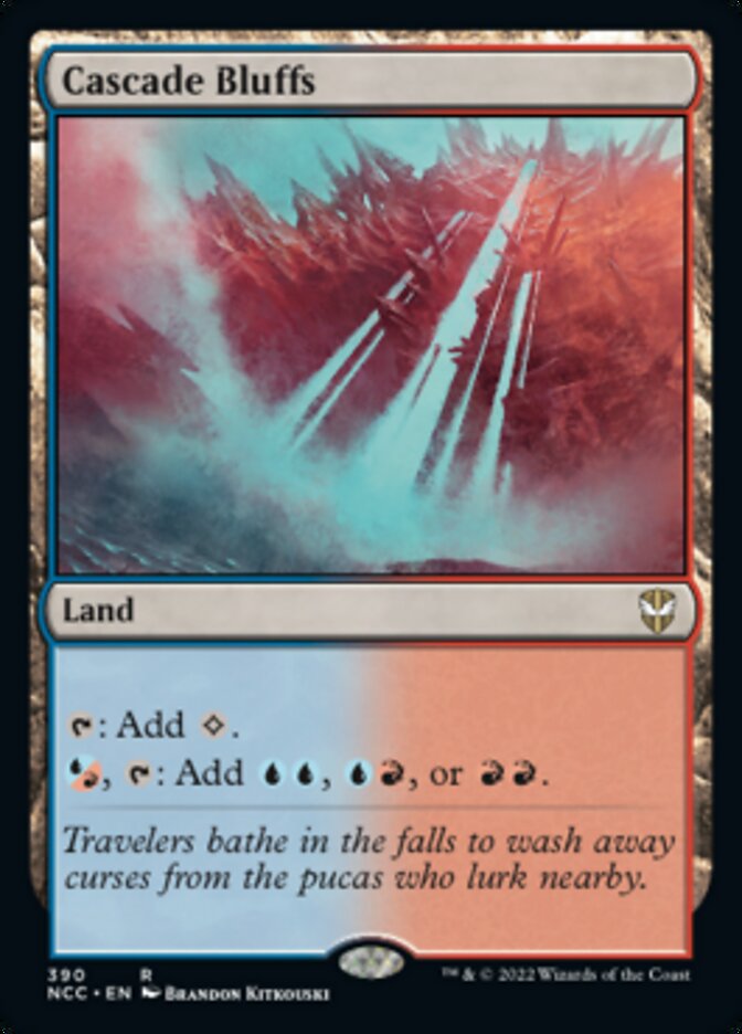 {R} Cascade Bluffs [Streets of New Capenna Commander][NCC 390]