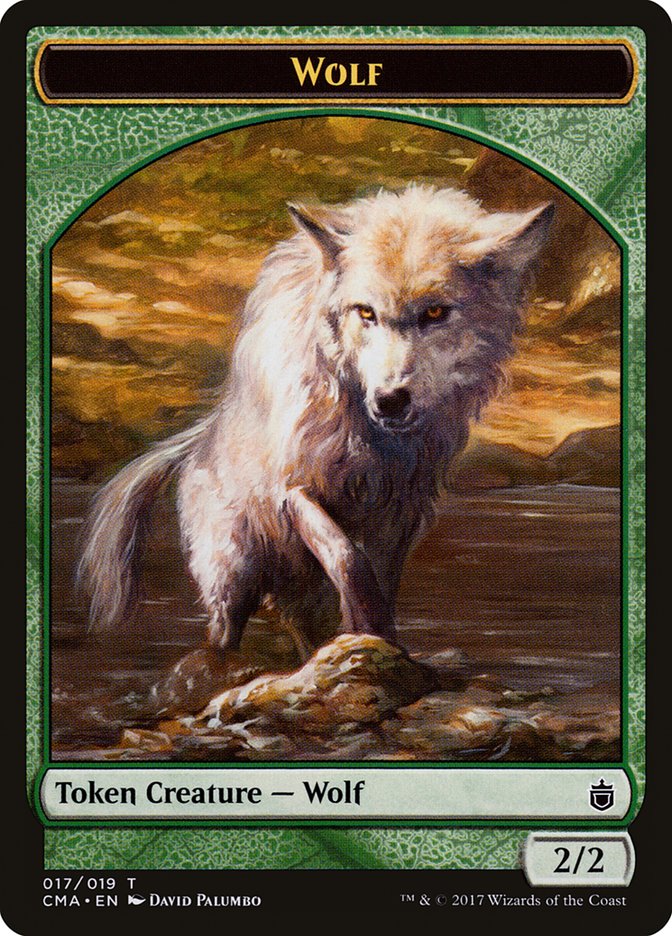{T} Wolf Token (017/019) [Commander Anthology Tokens][TCMA 017]