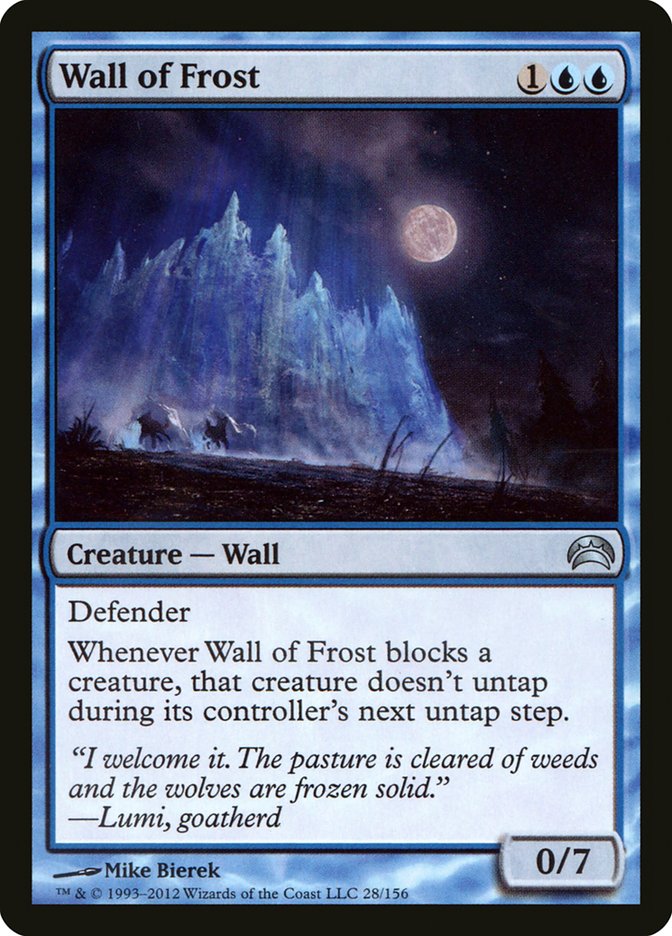 {C} Wall of Frost [Planechase 2012][PC2 028]