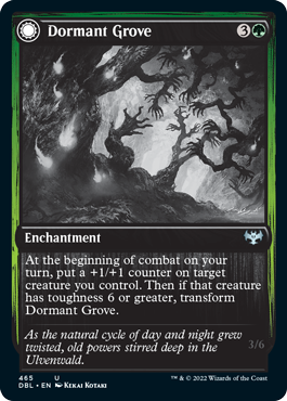 {@C} Dormant Grove // Gnarled Grovestrider [Innistrad: Double Feature][DBL 465]