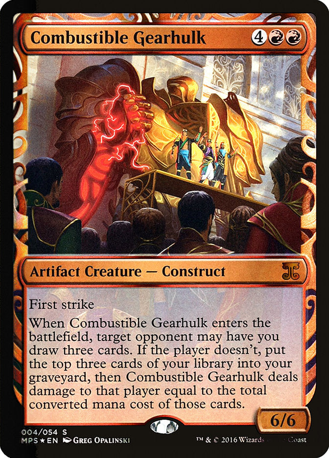 {R} Combustible Gearhulk [Kaladesh Inventions][MPS 004]