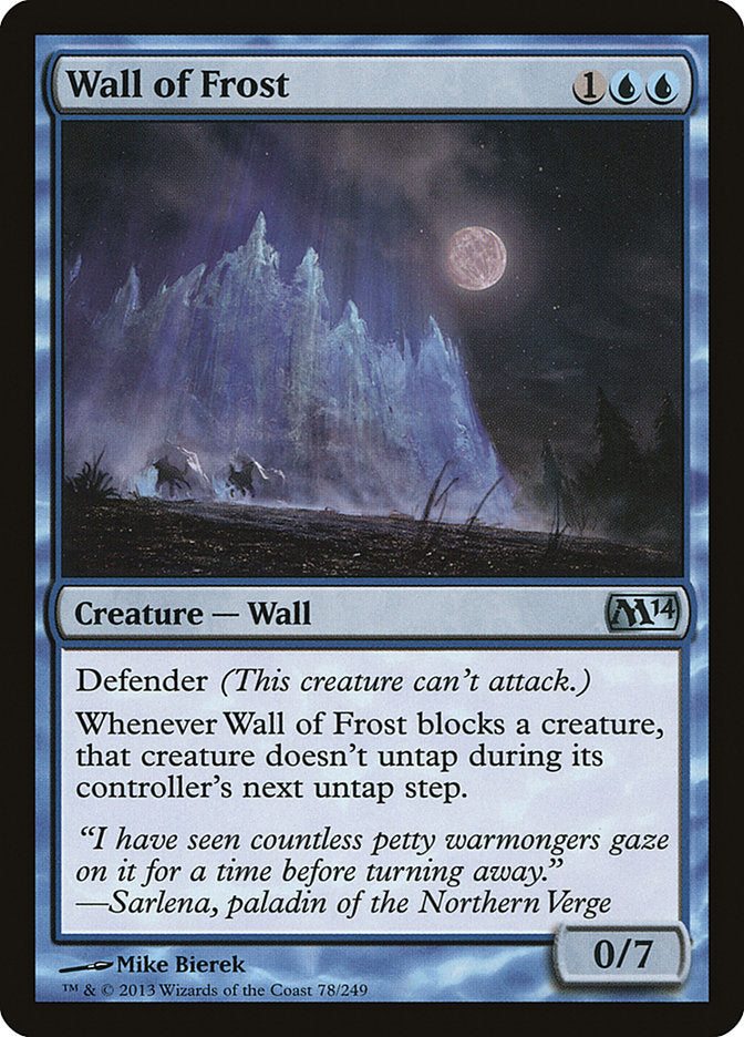 {C} Wall of Frost [Magic 2014][M14 078]